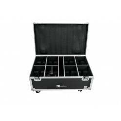 ROADINGER Flightcase 8x LED IP PAR 7x10W RGBL